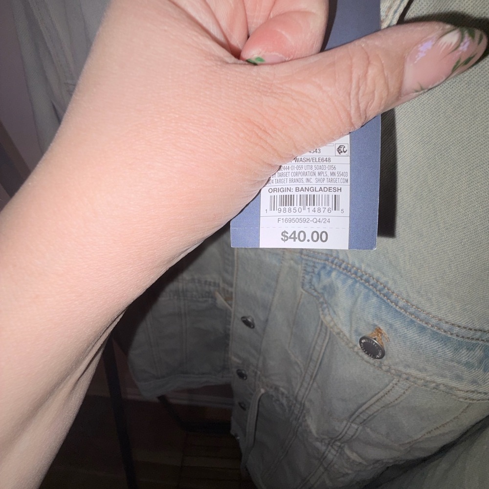 Universal Thread Light Blue Utility Jean Jacket W… - image 6